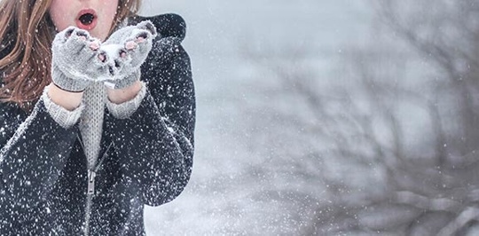 girl in snow